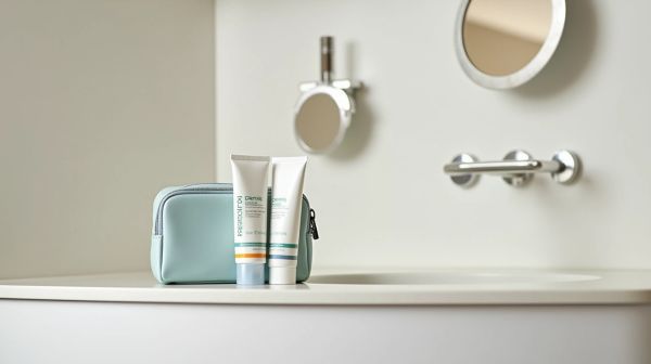 Trousse de toilette de voyage : format cabine et contenance des flacons