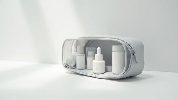Trousse de toilette de voyage : format cabine et contenance des flacons